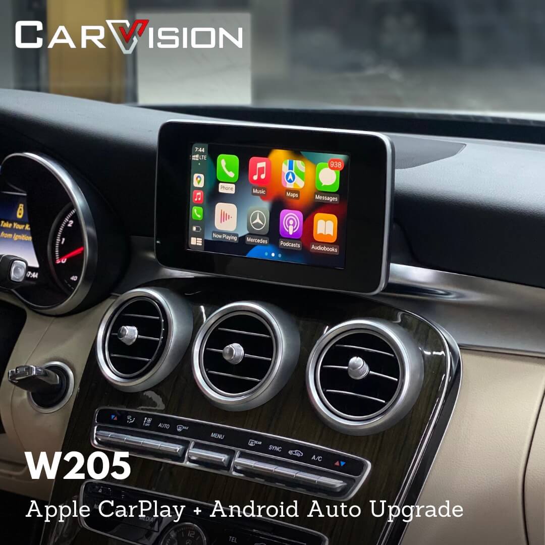 Wireless CarPlay Android Auto Interface for MERCEDES BENZ C-class W205 &  GLC for sale online